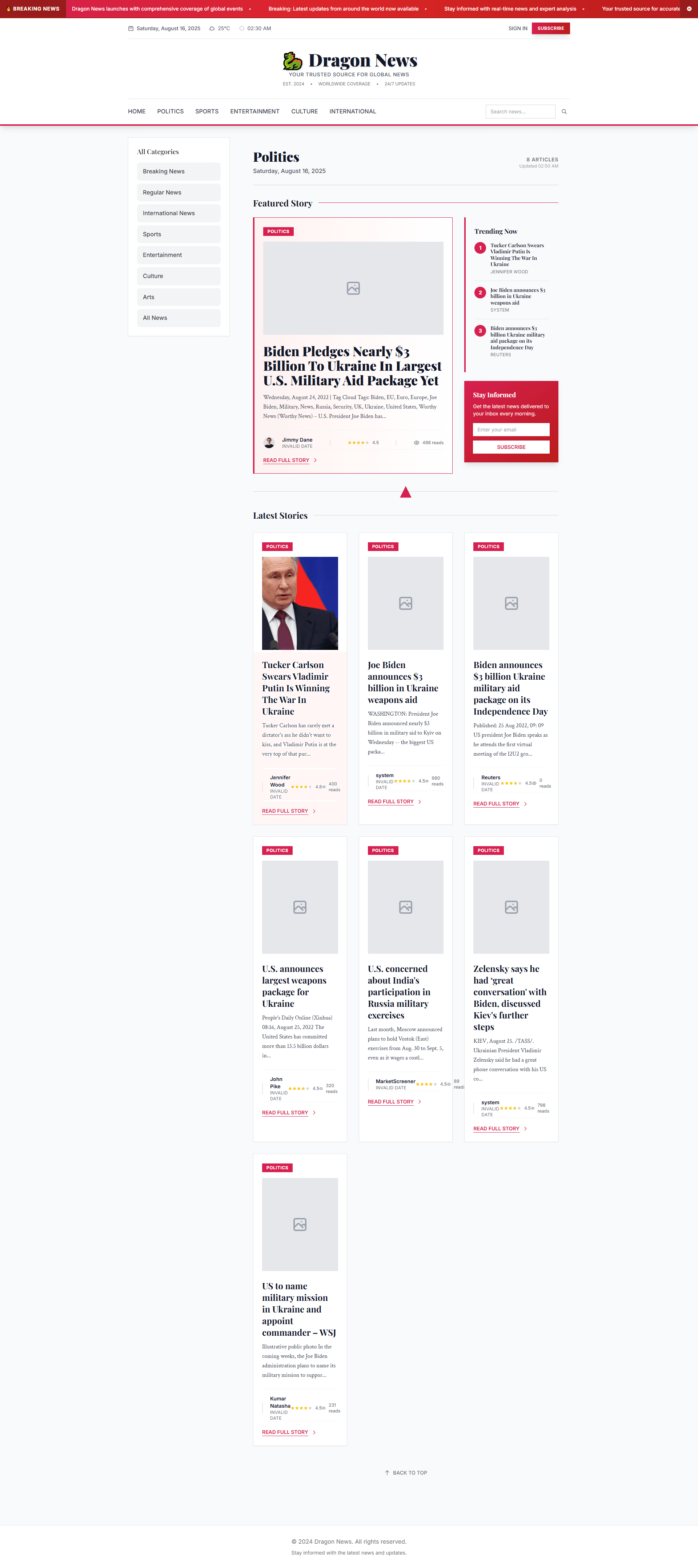 Dragon News Portal